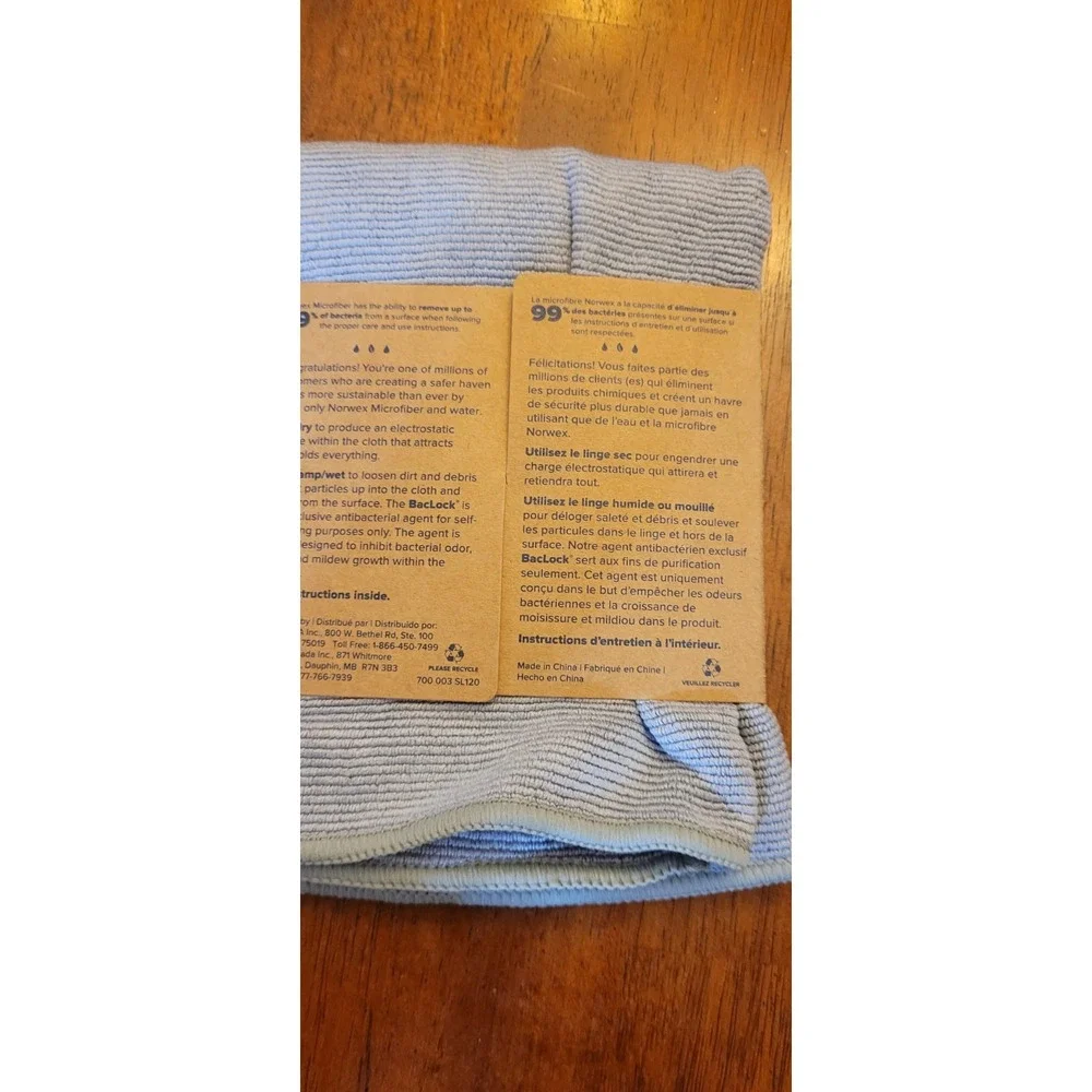 Norwex Envirocloth Microfiber Cloth With BacLock